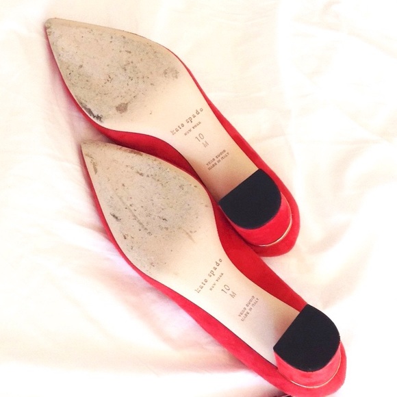Kate Spade New York Milan Too Heels, Poppy Red 10M - Picture 6 of 7